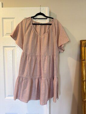 Madewell Blush Lorelei Mini Sundress
